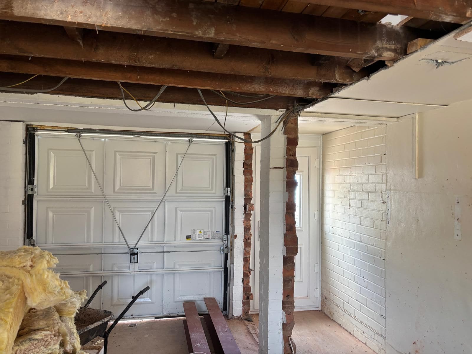 Garage conversion opened up